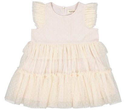 Fustan cermonial Vanilla/Dalvina, Fustan - Vanilje/MarMar