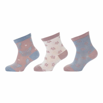 Corape me flutura/butterfly socks - alt rosa-Melton