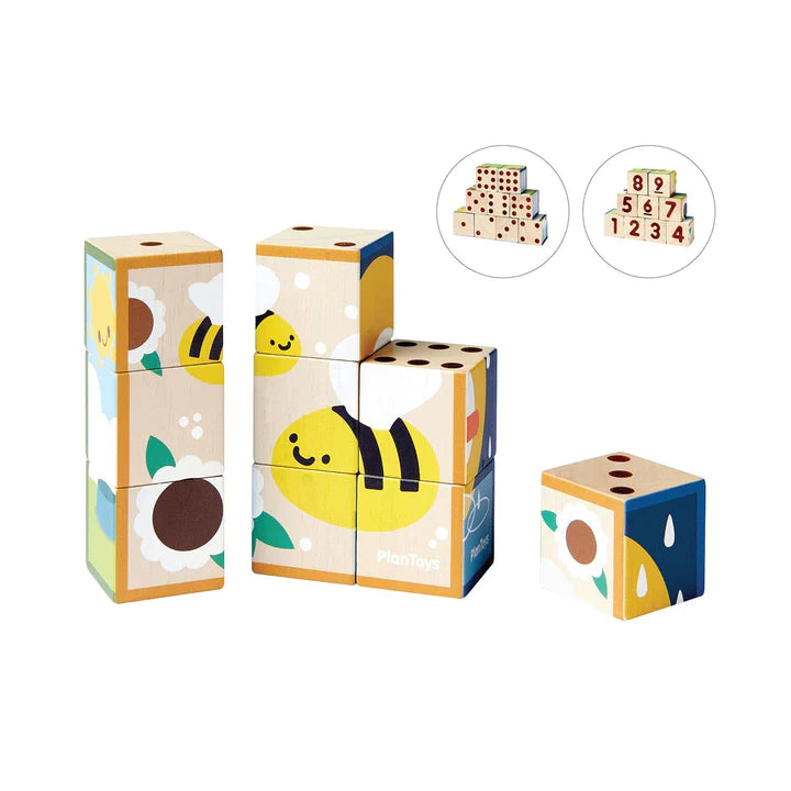 Animal Puzzle Cubes Plantoys