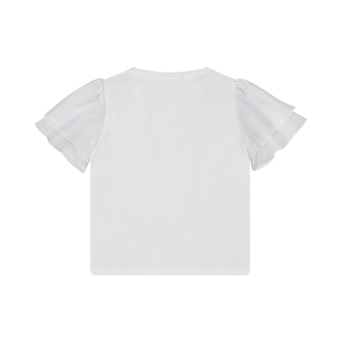 Bluze me menge te shkurtra/T-shirt con manica ad aletta bambina/Melby