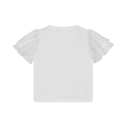 Bluze me menge te shkurtra/T-shirt con manica ad aletta bambina/Melby