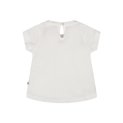 Bluzë me mëngë të shkurtra për  bebi vajza/T-shirt a maniche corte per baby girl/Melby