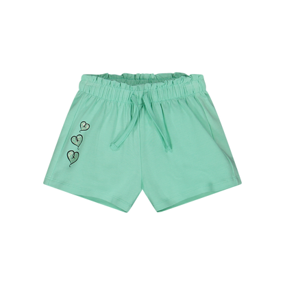 Pantallona të shkurtra jersey për vajza/Shorts da bambina in jersey stretch/Melby