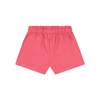 Pantallona roze të shkurtra jersey për vajza/Shorts da bambina in jersey stretch/Melby
