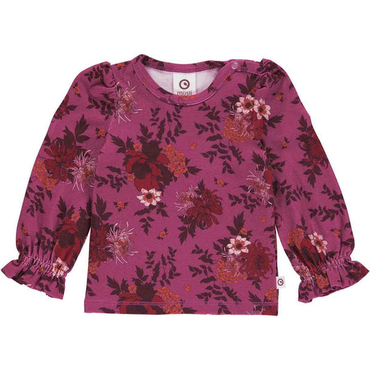 Bluze me lule me menge puf/bloomy T -Baby