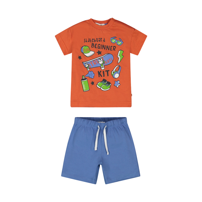 Kostum per djem me menge te shkurtra/Completo in jersey da bambino/Melby
