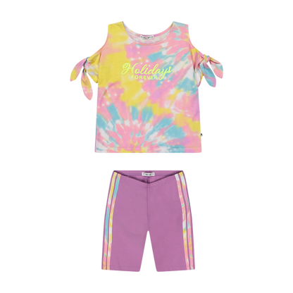 Kostum për vajza/Completo in jersey stretch da bambina/Melby