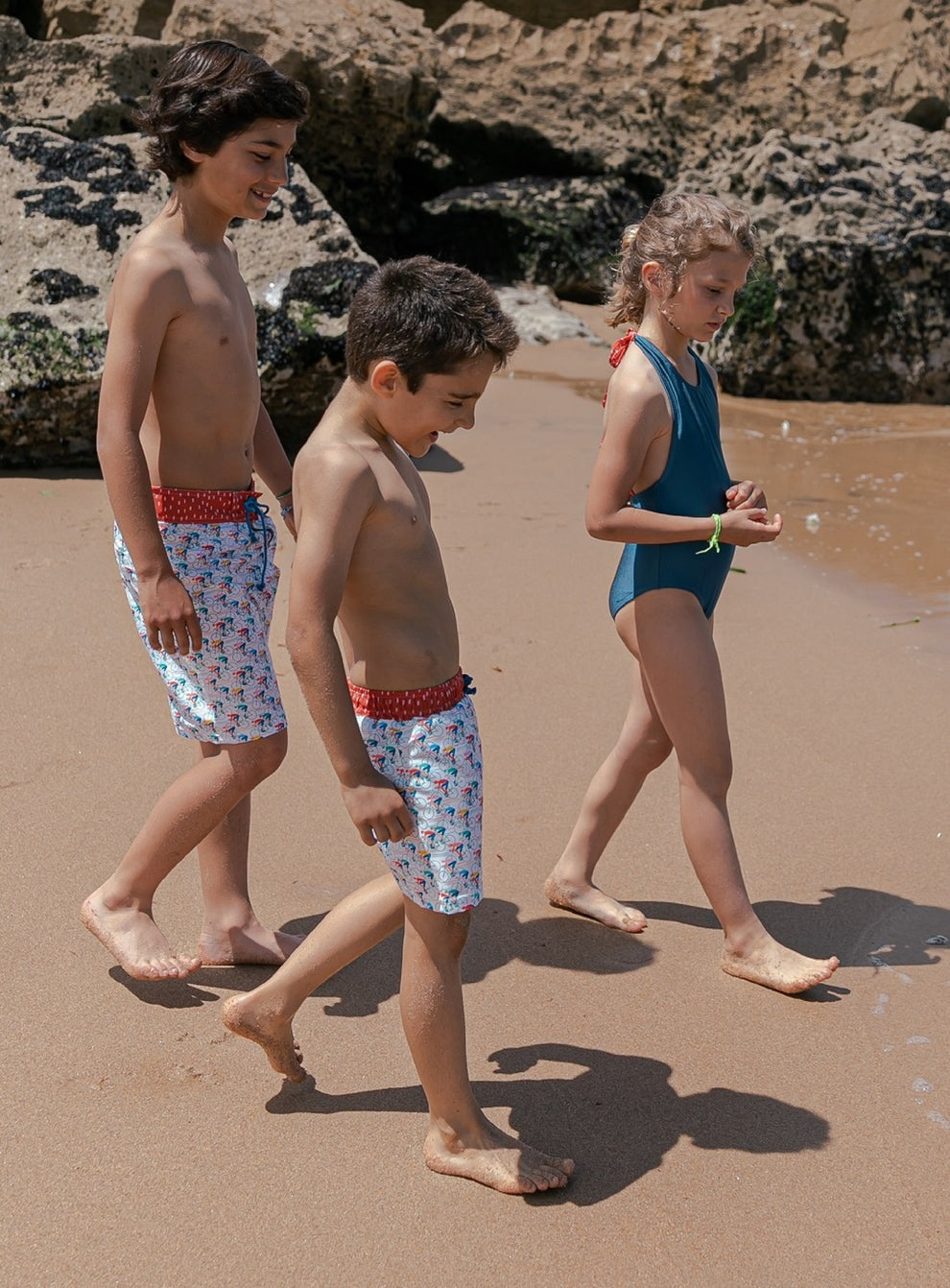 Tuta plazhi me bicikleta/
Cycling classic swim shorts-Paper Boat