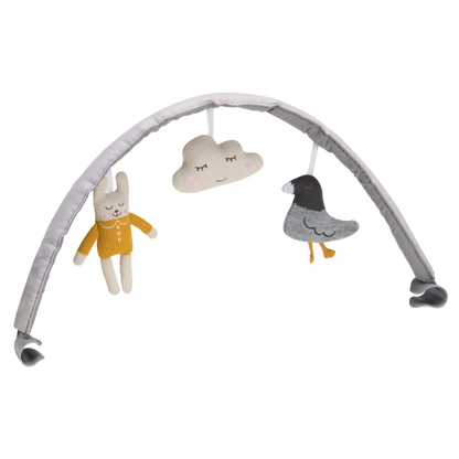 Lekundese me lodra/Nuna LEAF Grow Baby Seat w/ Toy Bar in Driftwood-Nuna