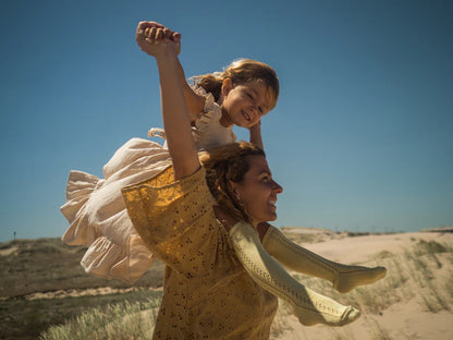 Fustan Frill/ Danita Frill, Dress - Dijon Stripe/MarMar