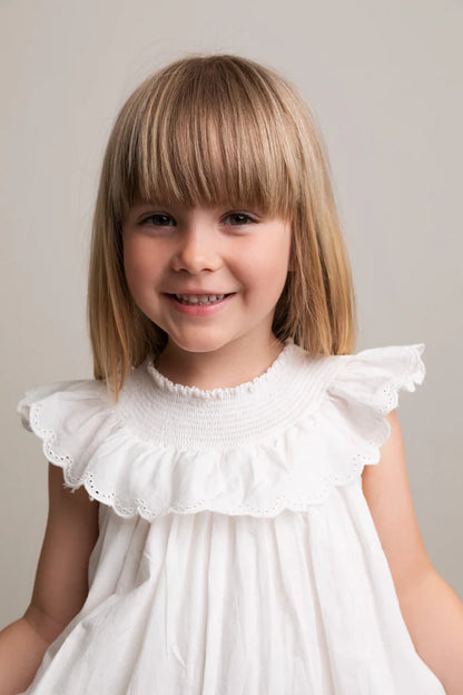 Fustan elegant /Druse Frill, Dress - Cloud/MarMar