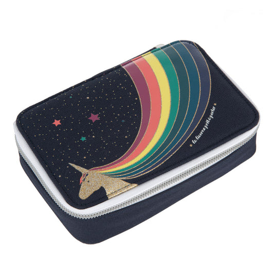 Kulete e mbushur me mjetet e shkolles/Pencil Box Filled - Unicorn Gold-Jeune Premier