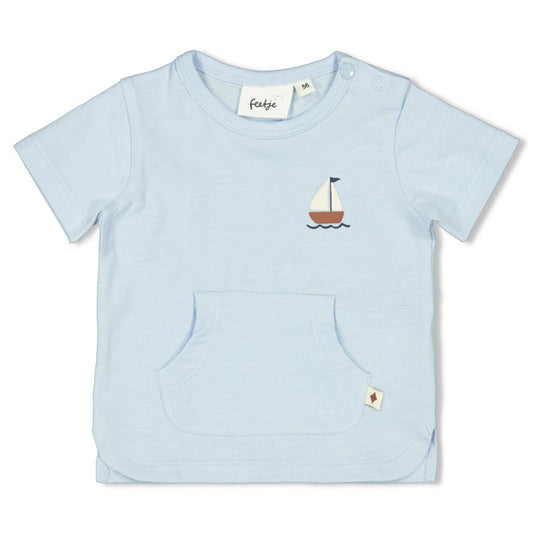 Bluze me menge te shkurtra/ T-shirt - Let's Sail/ Feetje