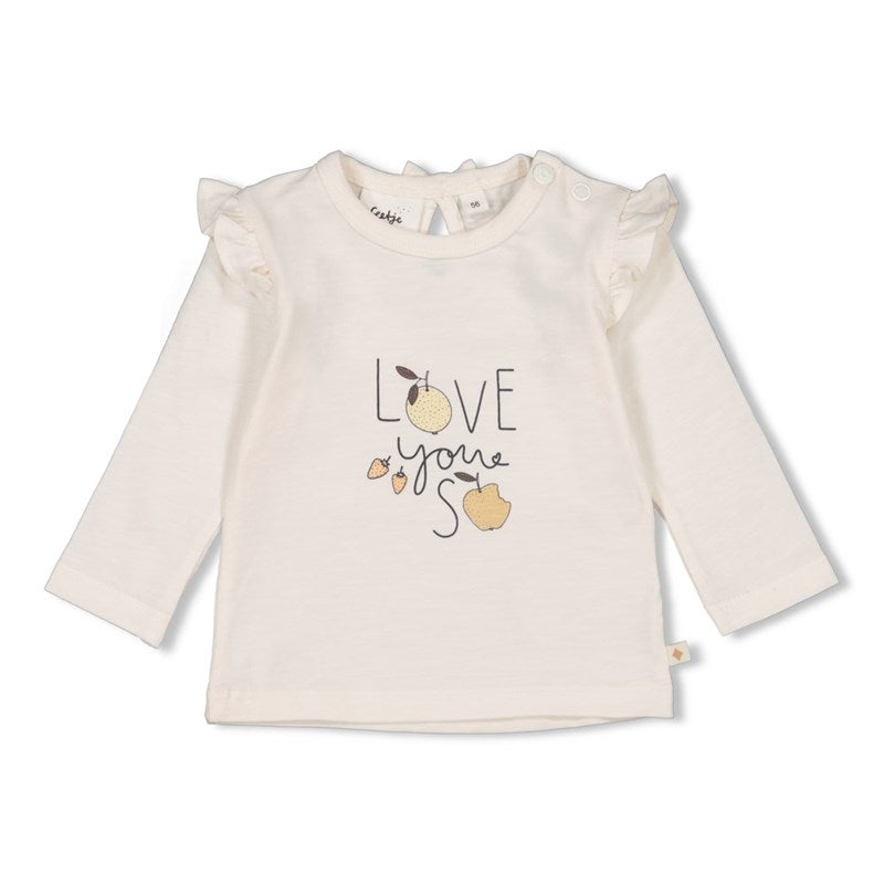 Bluze me menge te gjata/ Longsleeve frills - Cutie Fruity / Feetje