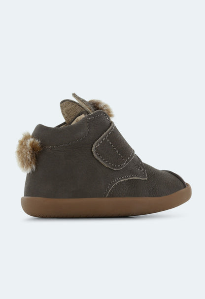 Këpucë kafe e erret/flex dark brown-Shoesme
