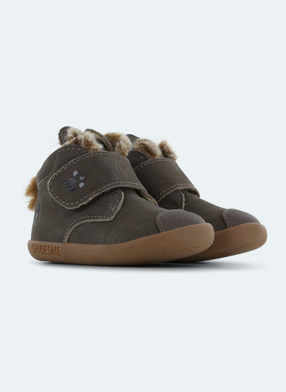 Këpucë kafe e erret/flex dark brown-Shoesme