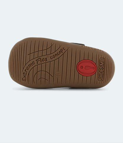 Këpucë kafe e erret/flex dark brown-Shoesme