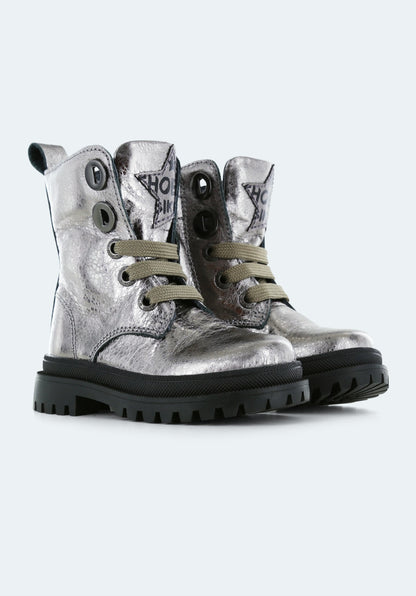 Këpucë argjendi me zinxhir/New tank old silver -Shoesme