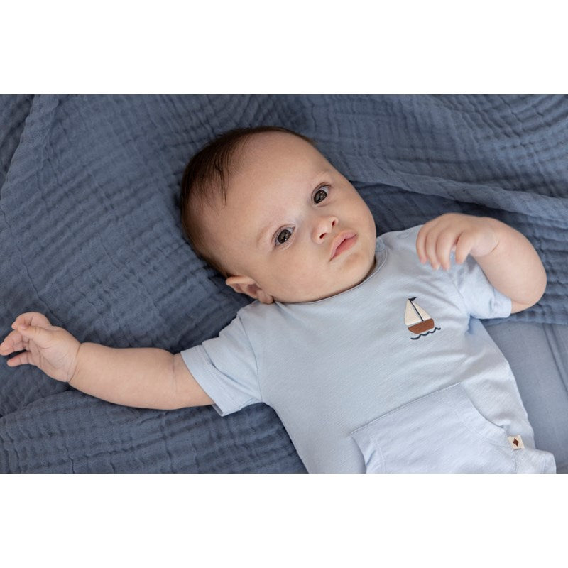 Bluze me menge te shkurtra/ T-shirt - Let's Sail/ Feetje