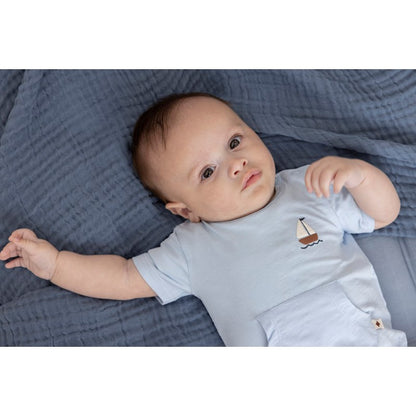 Bluze me menge te shkurtra/ T-shirt - Let's Sail/ Feetje