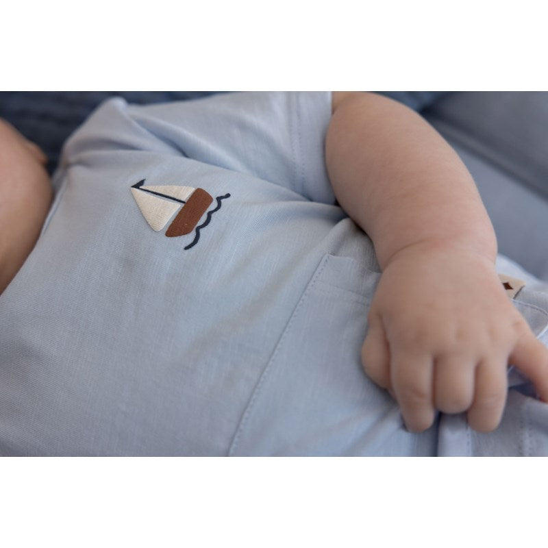 Bluze me menge te shkurtra/ T-shirt - Let's Sail/ Feetje