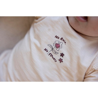Bluze roze me menge te gjata/ Longsleeve frills - Wild Flowers/ Feetje