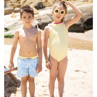 Tuta plazhi me pilivesa/Dragonfly Classic Swim Shorts -Paper Boat