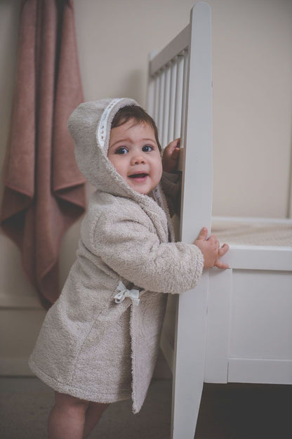 Robdishan per beba bezhe/Baby bathrobe  dijon daily-Koeka