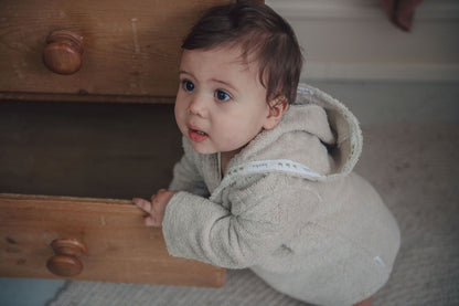 Robdishan per beba bezhe/Baby bathrobe  dijon daily-Koeka