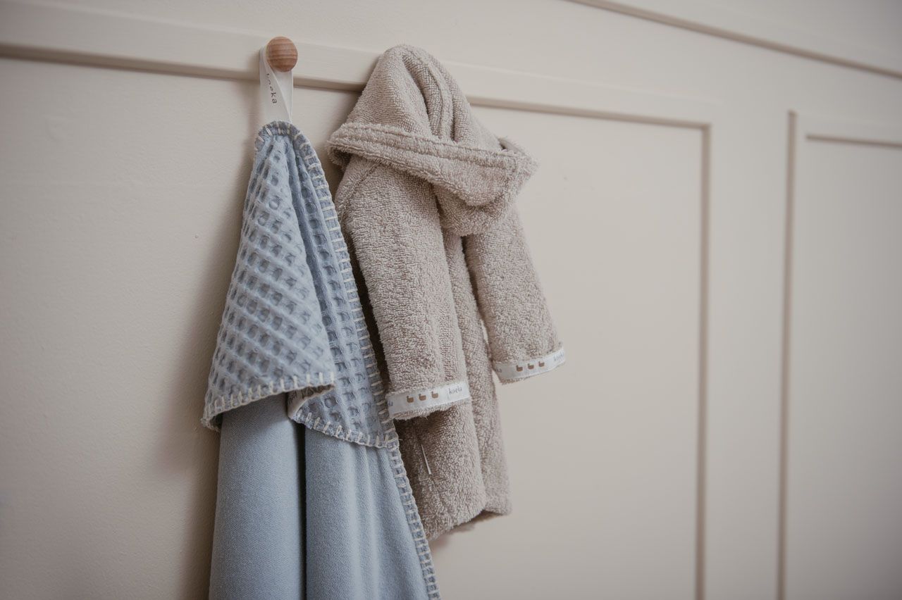 Robdishan per beba bezhe/Baby bathrobe  dijon daily-Koeka