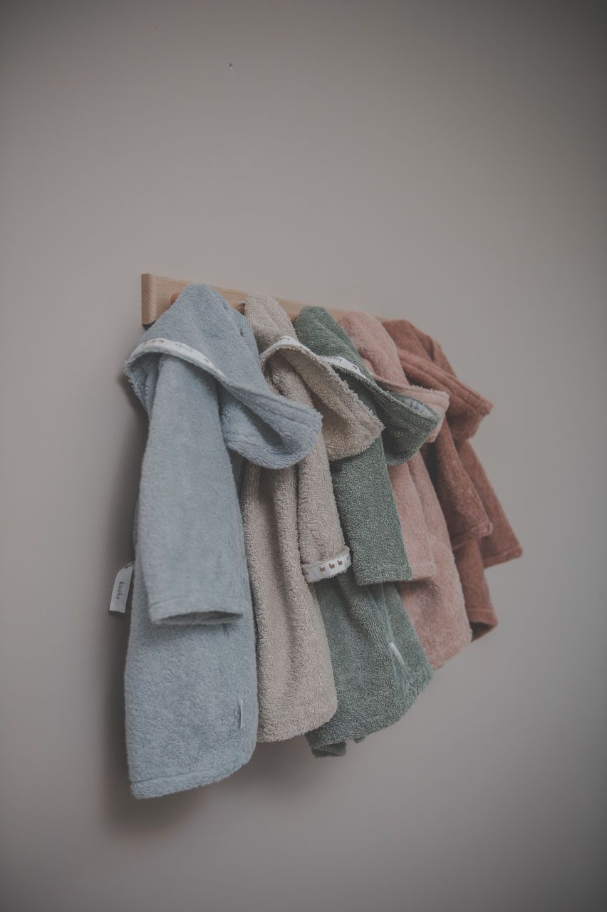 Robdishan per beba bezhe/Baby bathrobe  dijon daily-Koeka