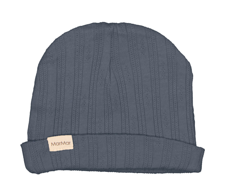 Kapuc ngjyre blu\Aiko, Baby Hat stormy blue- Marmar