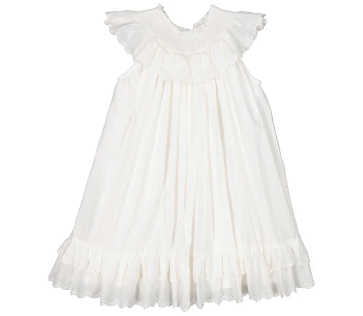 Fustan elegant /Druse Frill, Dress - Cloud/MarMar
