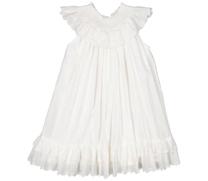 Fustan elegant /Druse Frill, Dress - Cloud/MarMar