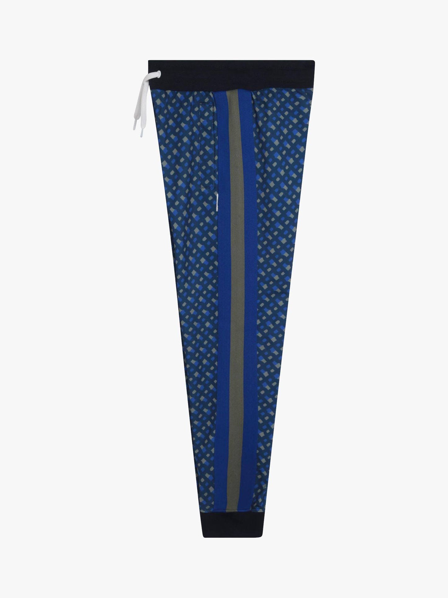 Tuta me printim logoje te BOSS\teen boys blue monogram bottoms-Boss