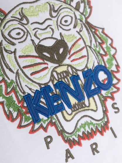 Bluze me logo Tiger/Tiger logo-print T-shirt-Kenzo