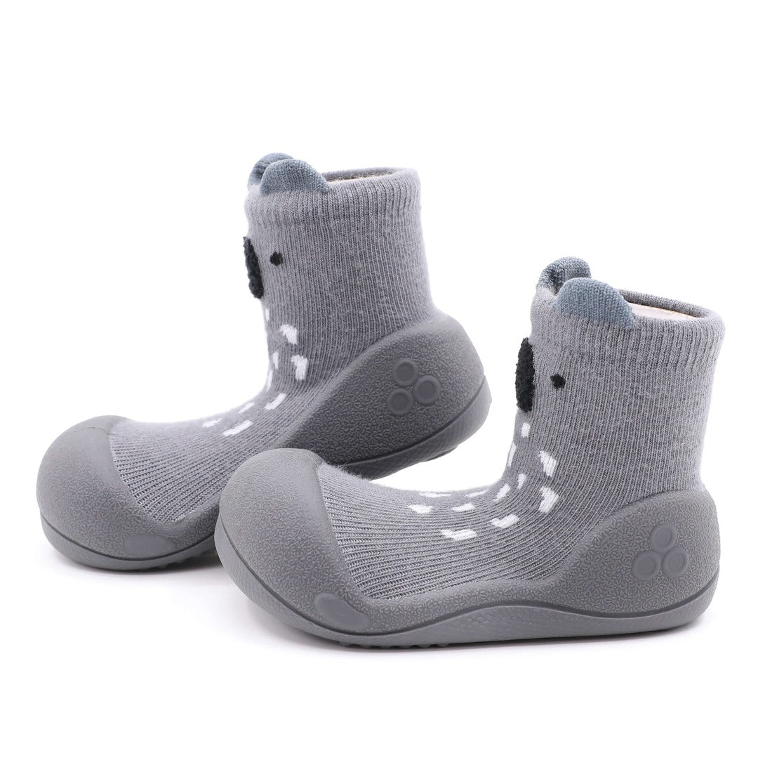 Çorape me gome me koala gri/Koala grey-Attipas