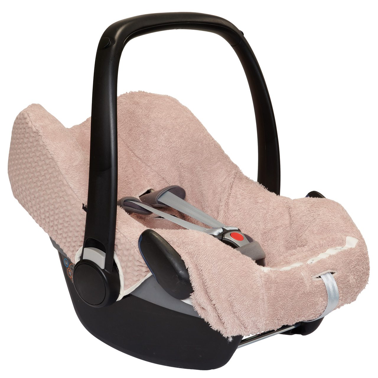Mbulese per sexholinon /car seat cover 0+ 3 points antwerp grey pink-Koeka