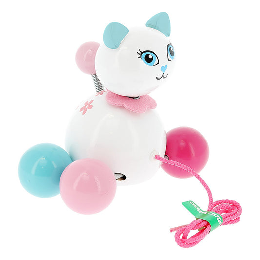 Loder terheqese me macen Minette/ Minetta cat pull toy/ Vilac