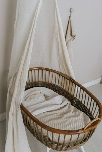 Batanije Vik \bassinet blanket flannel green-Koeka