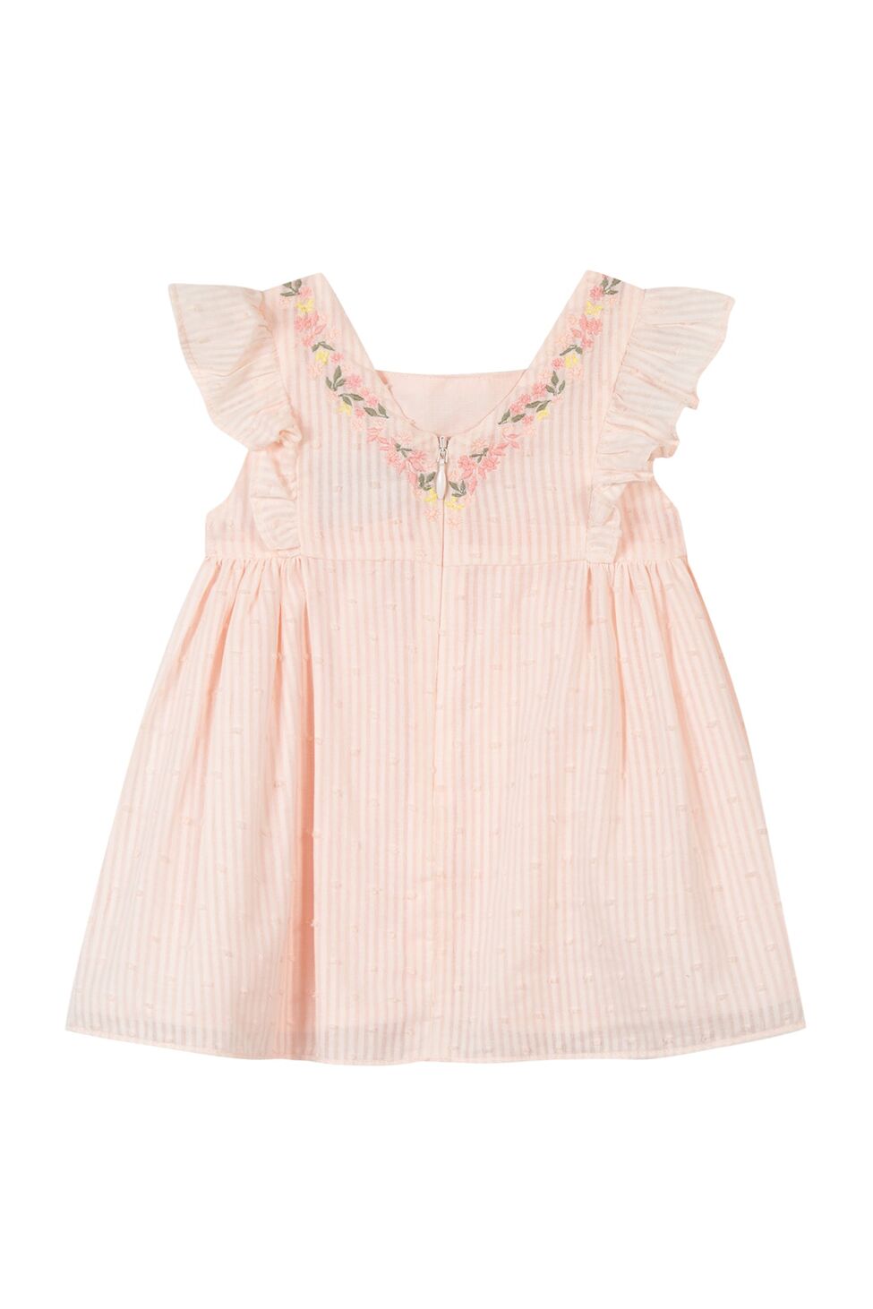 Fustan roz i qendisur /Dress pink fabric-Tartine et chocolat