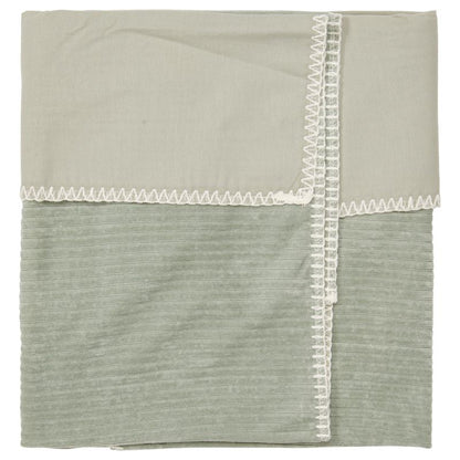 Batanije Vik \bassinet blanket flannel green-Koeka