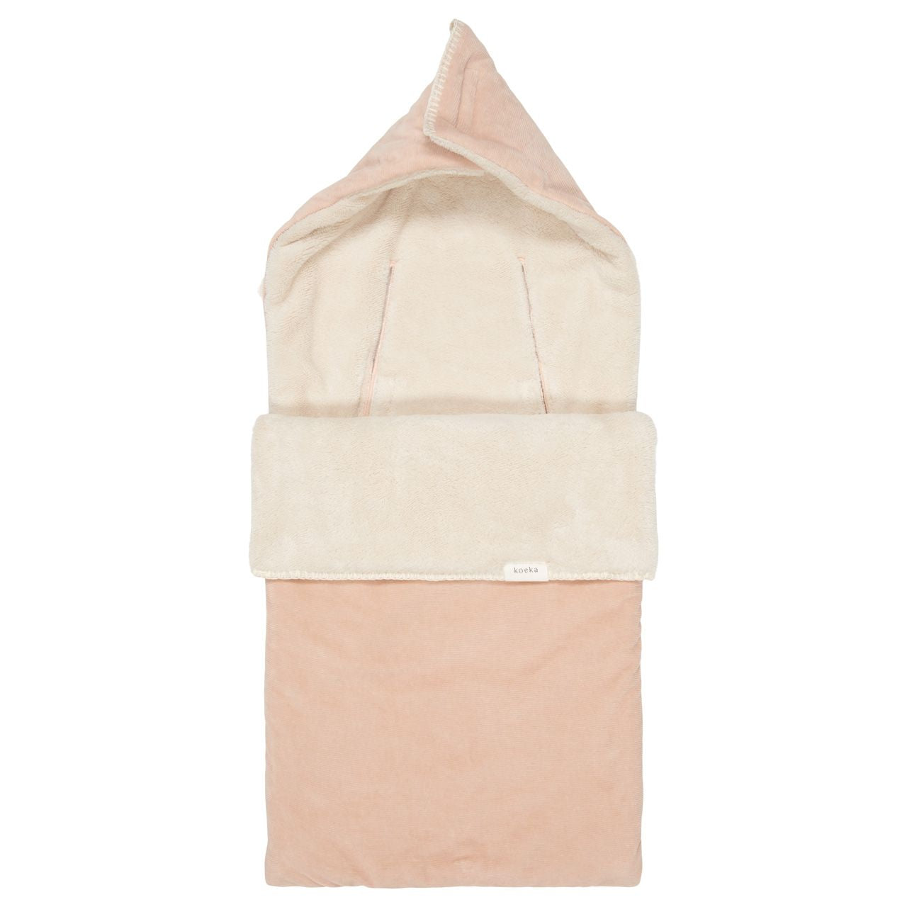 Mbeshtjellese e kembeve per sexholino\Footmuff teddy oddi  rosa salt -Koeka